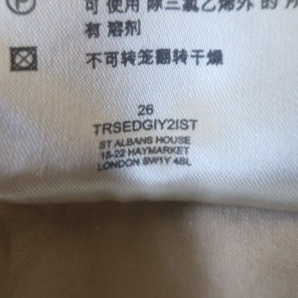 Burberry Nova Check Belted Pleated Skort Beige Stretch Wool Size Small - Picture 12 of 12